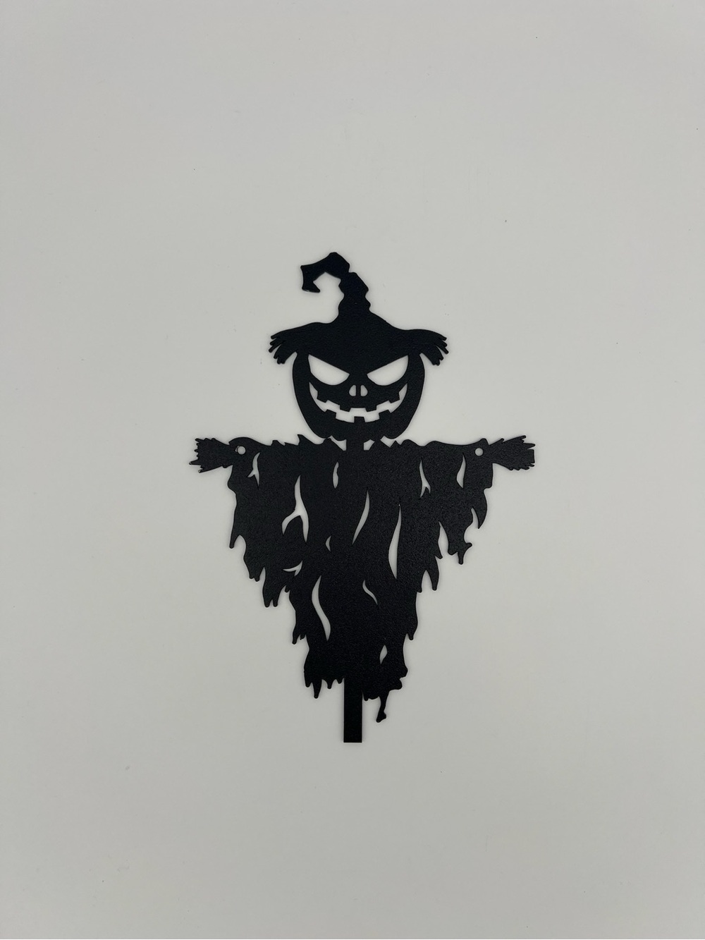 Redline Steel Laser Cut Metal Black Halloween Scarecrow Wall Decor -